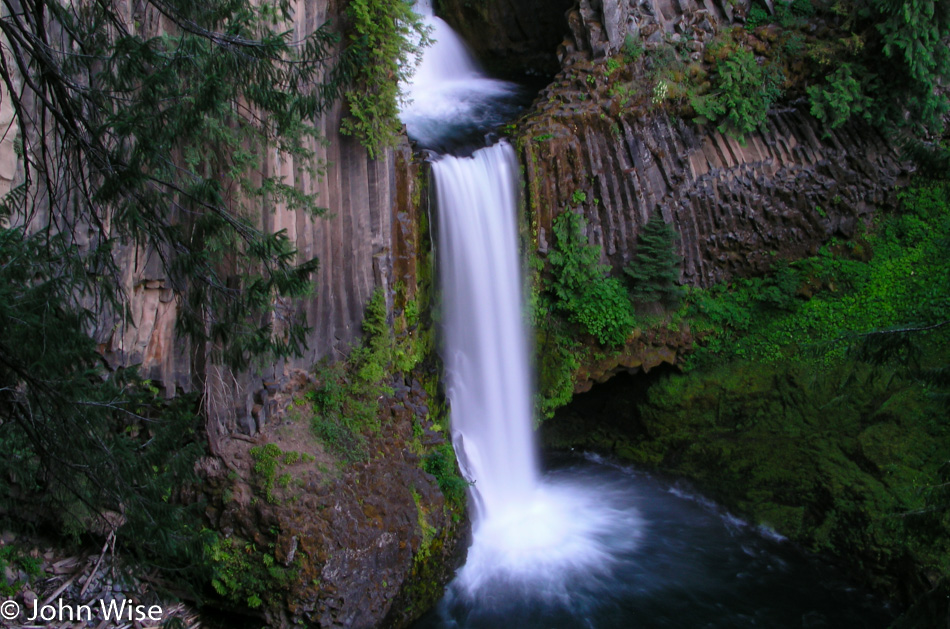 Toketee Waterfalls east of Roseburg, Oregon