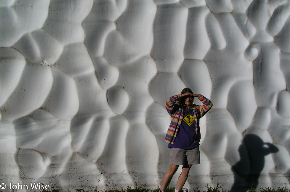 Caroline Wise at Crater Lake National Park in Oregon