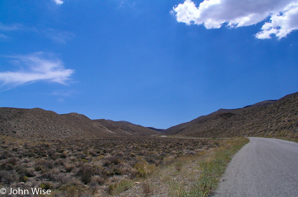 Death Valley Rd from Bishop into the National Park in California