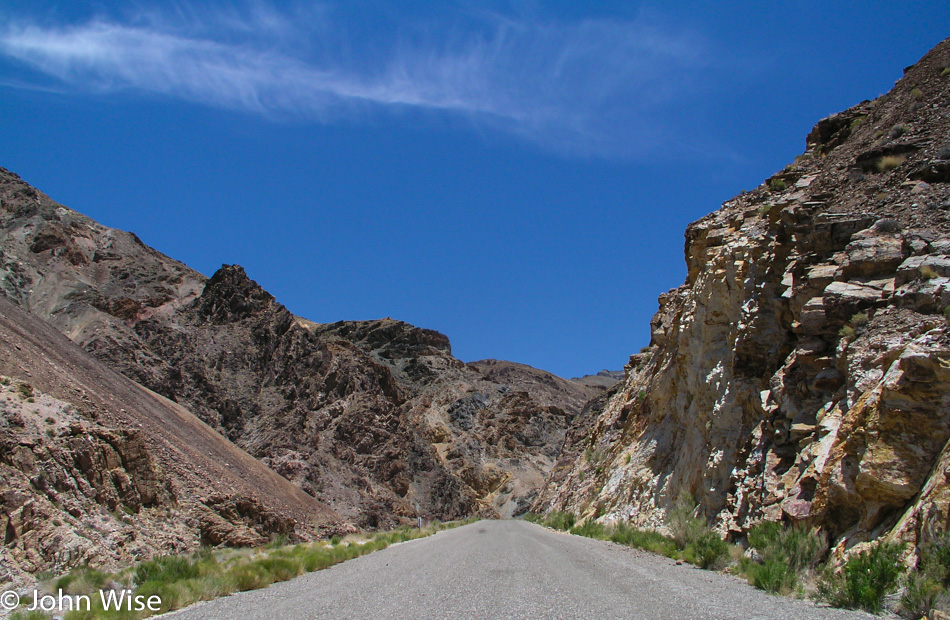 Death Valley Rd from Bishop into the National Park in California