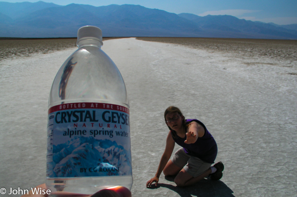 Caroline Wise in Death Valley National Park, California