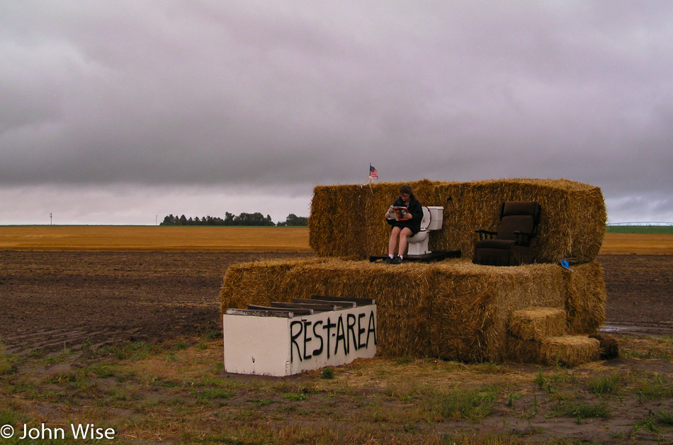 North of Carhenge on Highway 87 in Nebraska