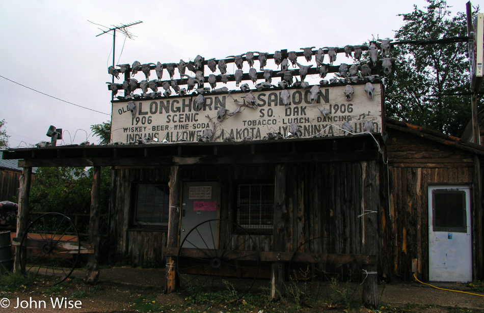 Longhorn Saloon in Scenic, South Dakota