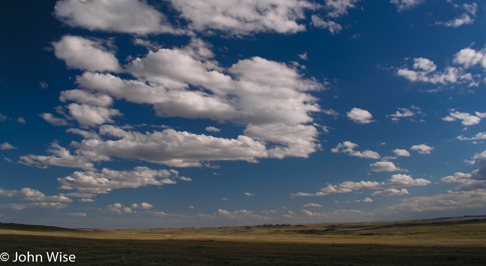 On WY-450 west of Newcastle, Wyoming