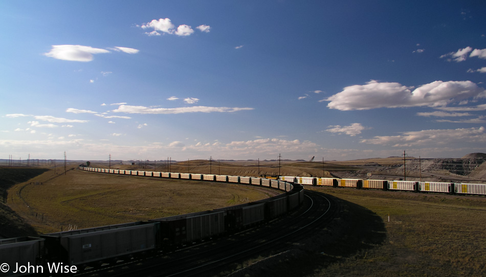 Near the Black Thunder Coal Mine off WY-450 east of Wright, Wyoming