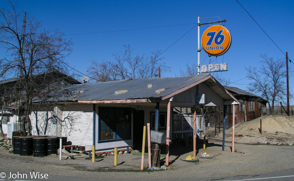 Abandoned Union 76 Gas Station in California