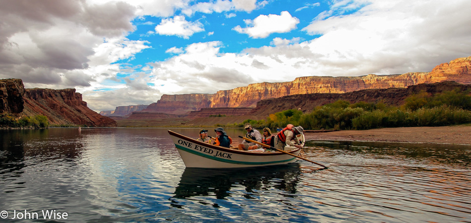 Bruce Keller on the One Eyed Jack Dory in the Grand Canyon