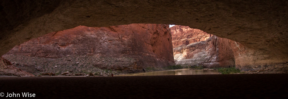 Redwall Cavern on the Colorado River in the Grand Canyon