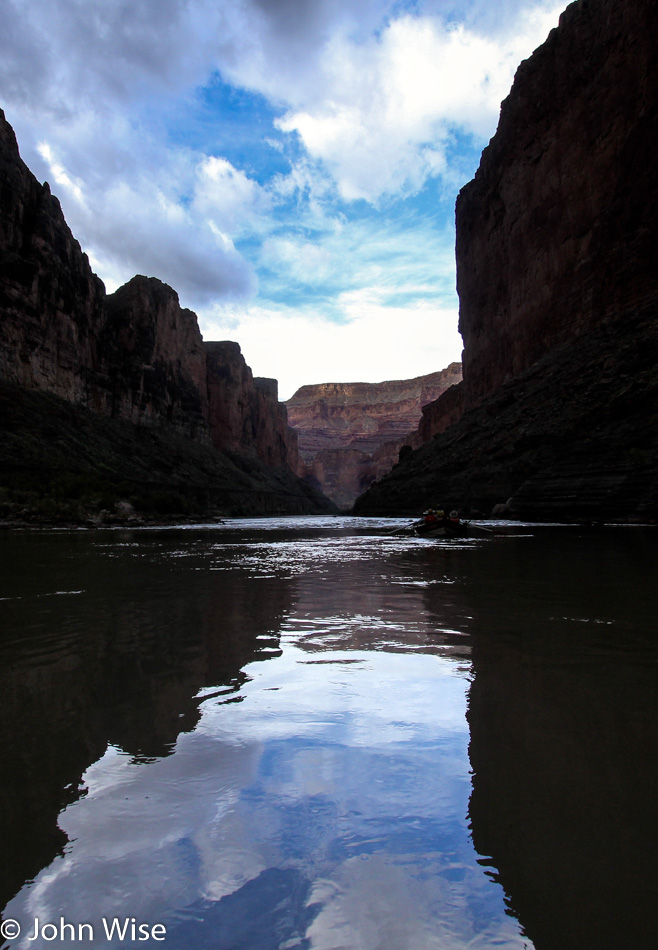 On the Colorado River in the Grand Canyon