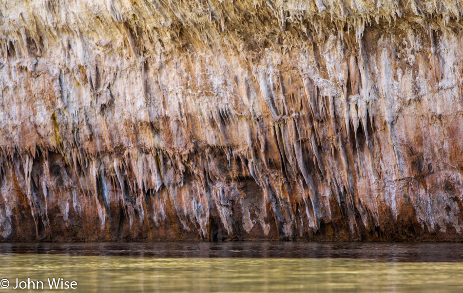 Hopi Salt Mine on the Colorado River in the Grand Canyon