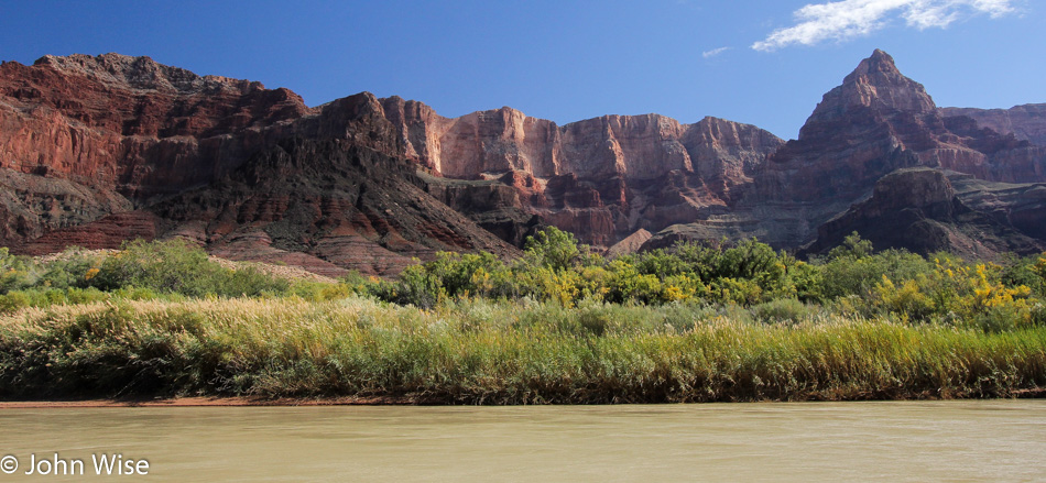 On the Colorado River in the Grand Canyon