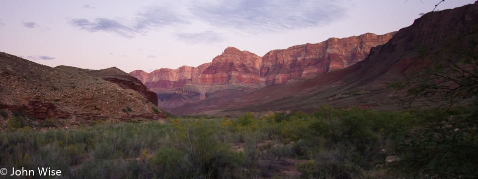 Sunset in the Grand Canyon