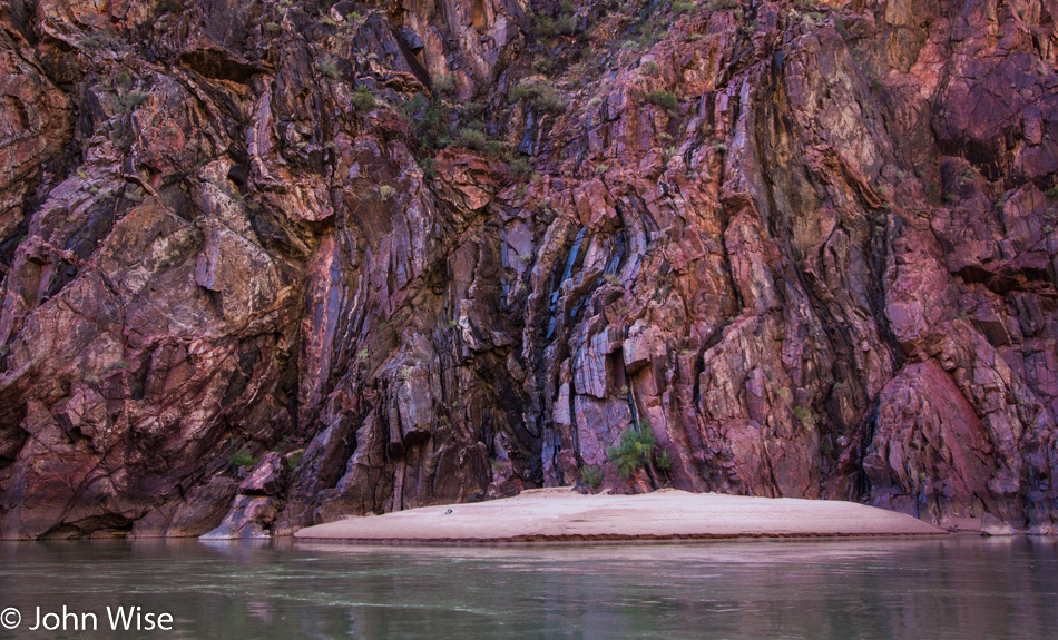 Metamorphic rock in the Grand Canyon