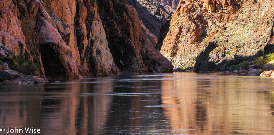 On the Colorado River in the Grand Canyon