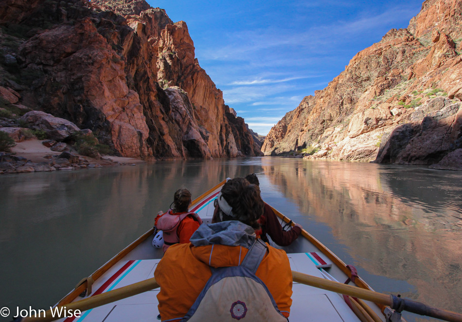 Rowing down the Colorado River in the Grand Canyon with Bruce Keller