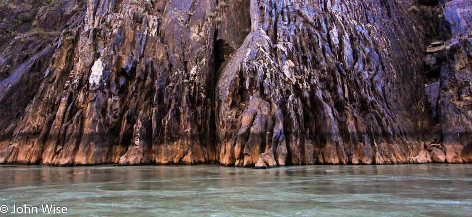 Metamorphic rock in the Grand Canyon