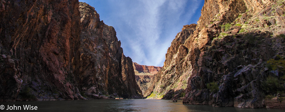 On the Colorado River in the Grand Canyon