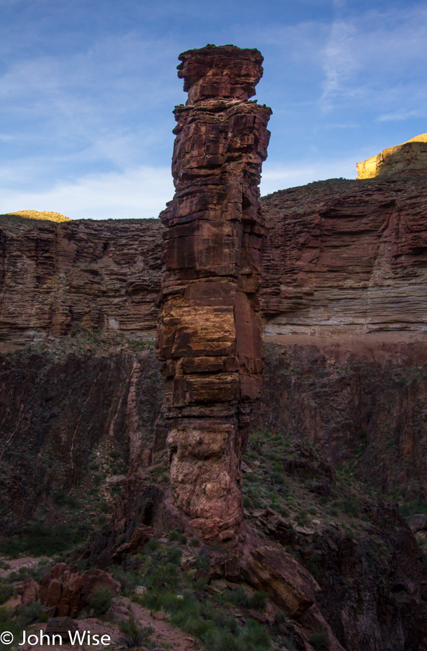 On the Monument Trail in the Grand Canyon