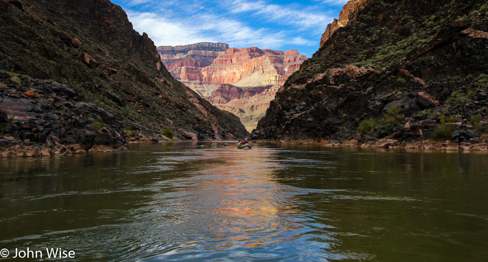 On the Colorado River in the Grand Canyon