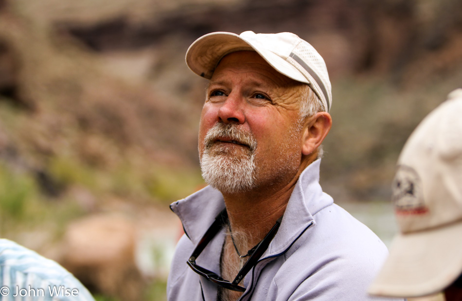 Boatman Rondo Beucheler in the Grand Canyon