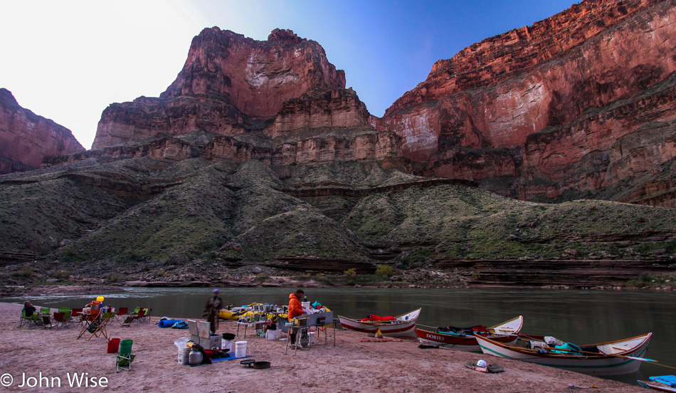 122 Mile Camp in the Grand Canyon