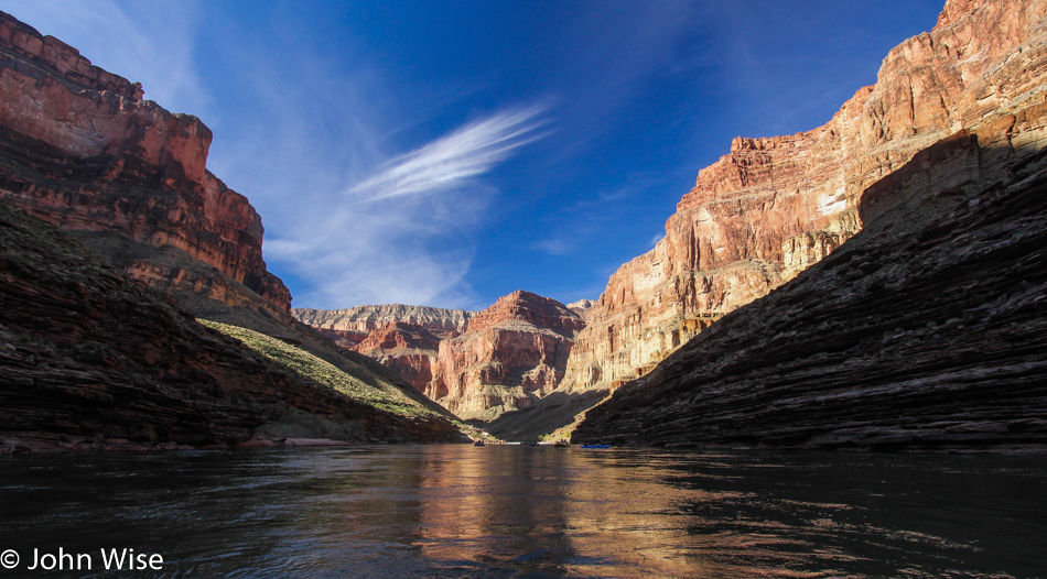 On the Colorado River in the Grand Canyon