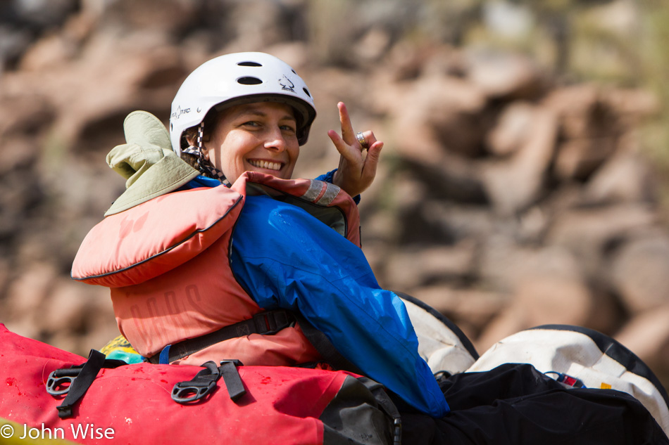 Caroline Wise in the Grand Canyon