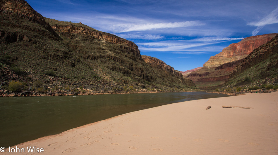 Stone Creek Camp on the Colorado River in the Grand Canyon