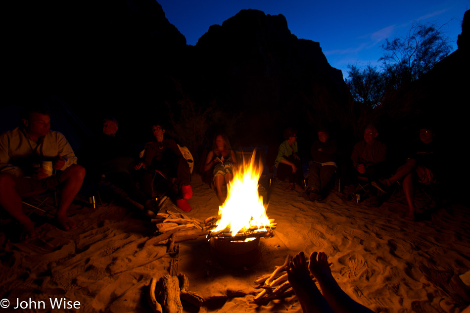 Below Red Slide Camp in the Grand Canyon