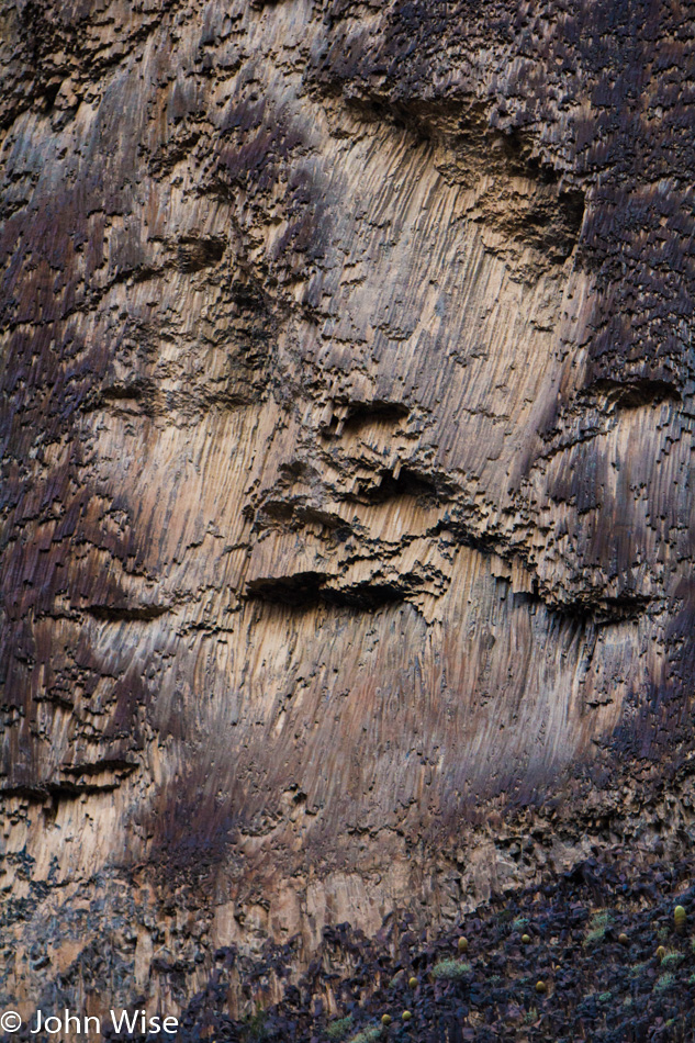 Columnar Basalt in the Grand Canyon