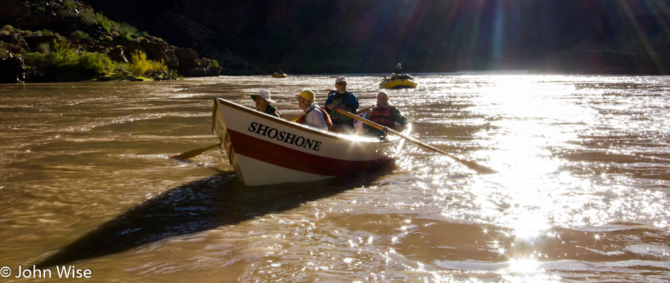 On the Colorado River in the Grand Canyon