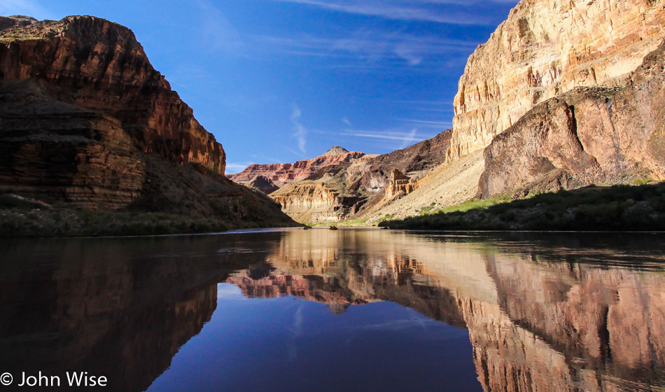 On the Colorado River in the Grand Canyon