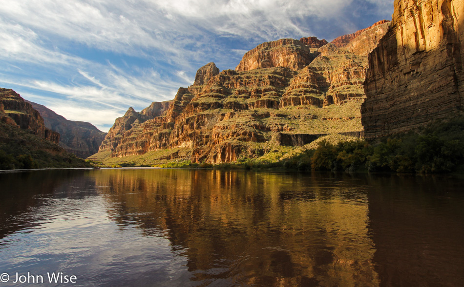 On the Colorado River in the Grand Canyon