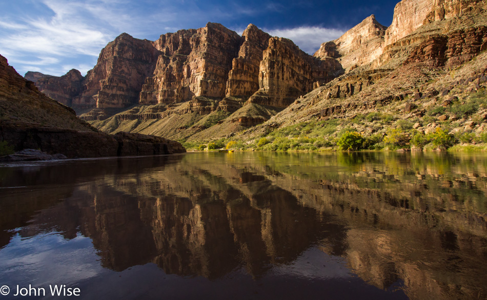 On the Colorado River in the Grand Canyon