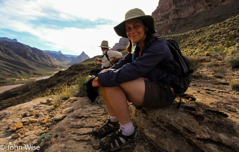 Caroline Wise in the Grand Canyon