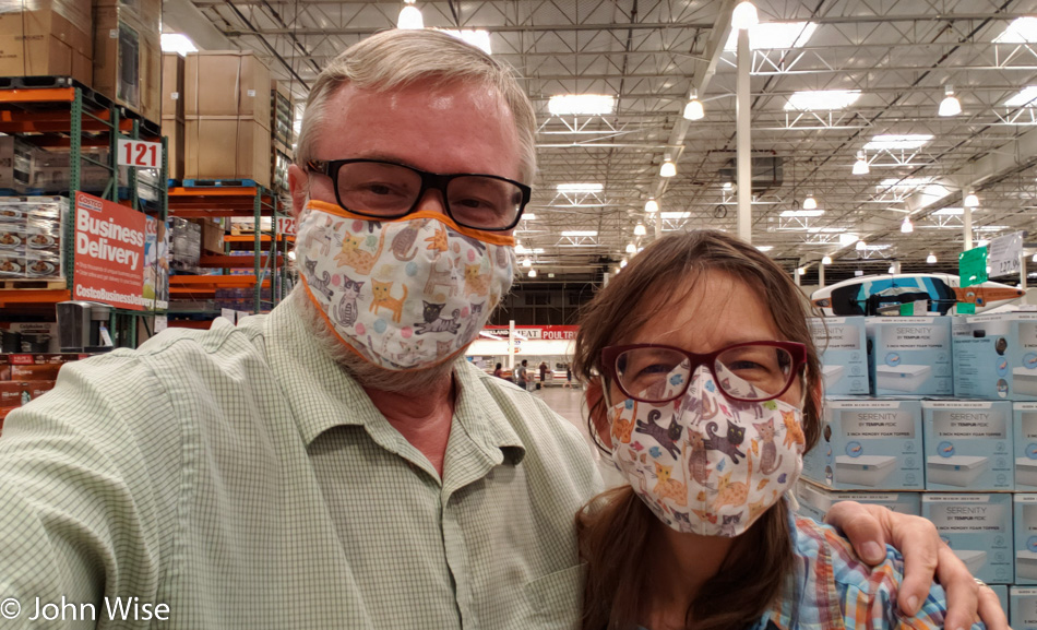 Masked John Wise and Caroline Wise in Phoenix, Arizona