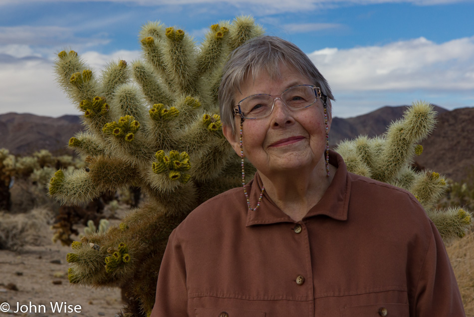 Jutta Engelhardt at Joshua Tree National Park in California