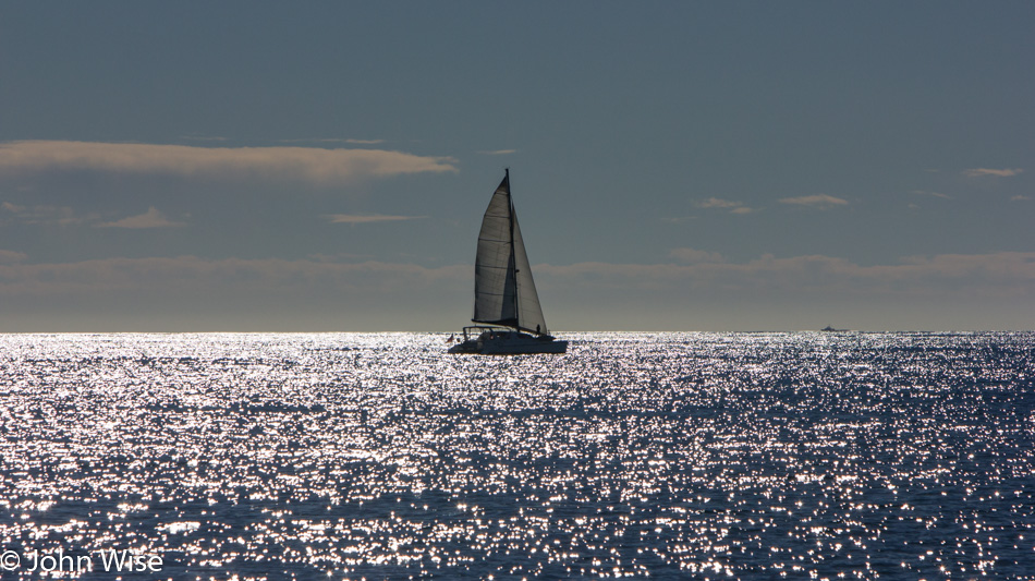 On the Pacific Ocean in Southern California