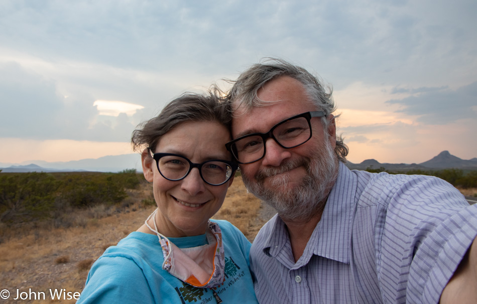 Caroline Wise and John Wise roadside near Duncan, Arizona