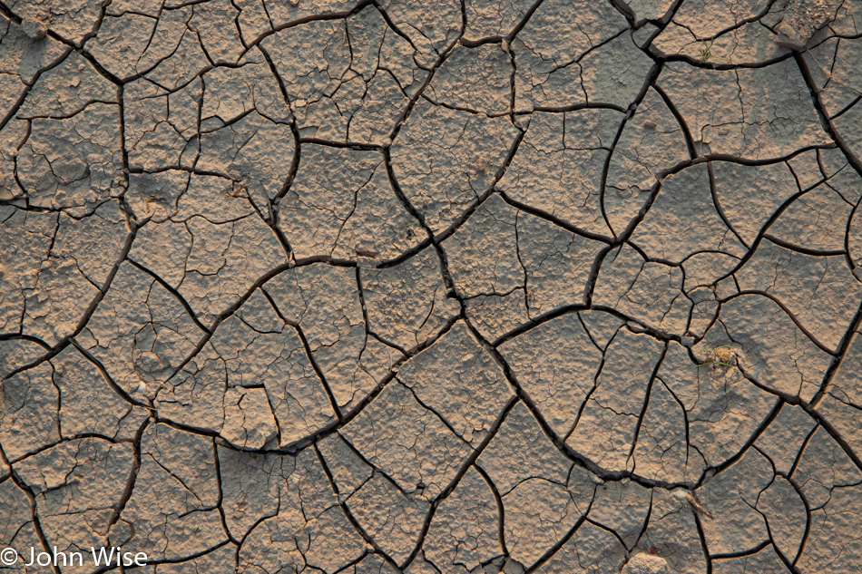 The dry bed of the Gila River in Duncan, Arizona