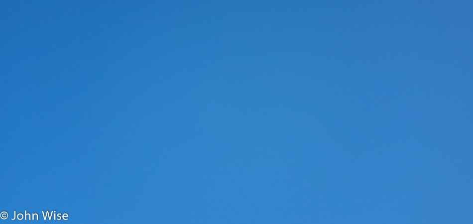 Blue Sky over Phoenix, Arizona
