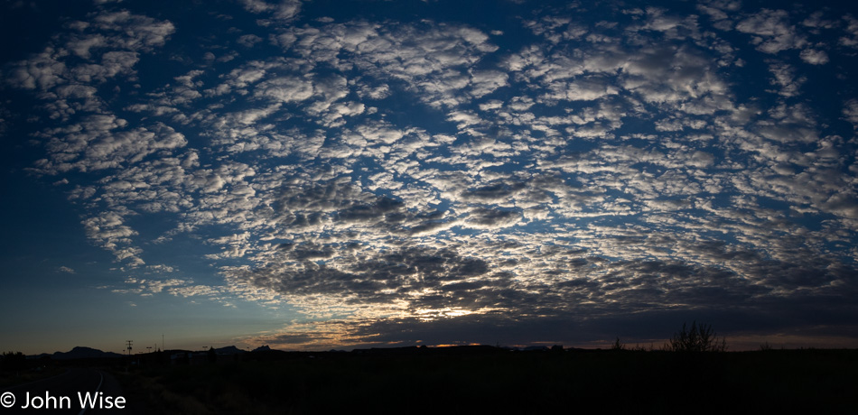 Sunrise in Duncan, Arizona