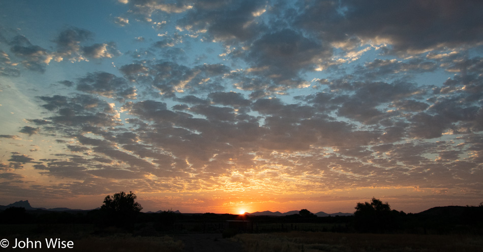 Sunrise in Duncan, Arizona