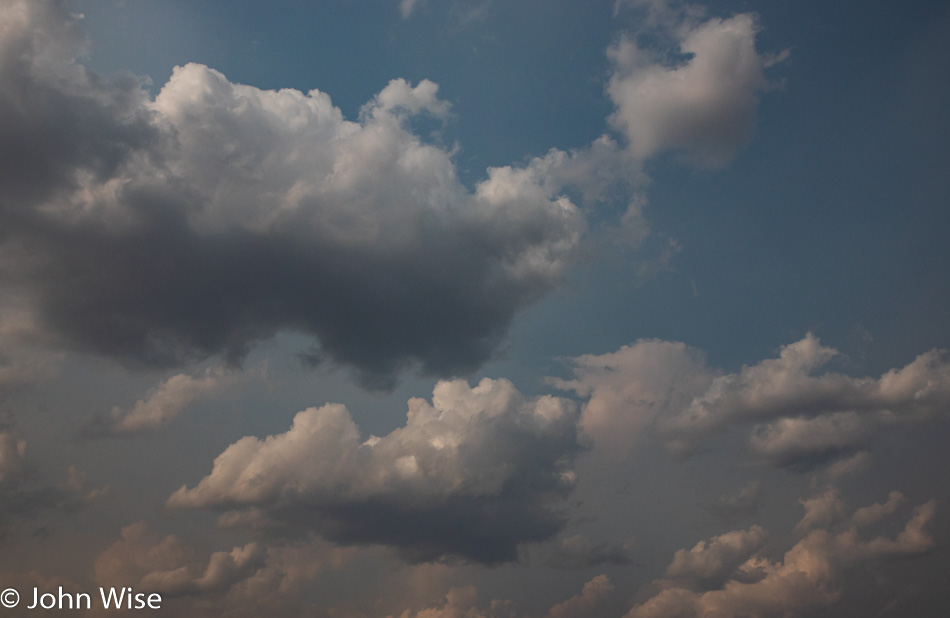 Clouds over Duncan, Arizona