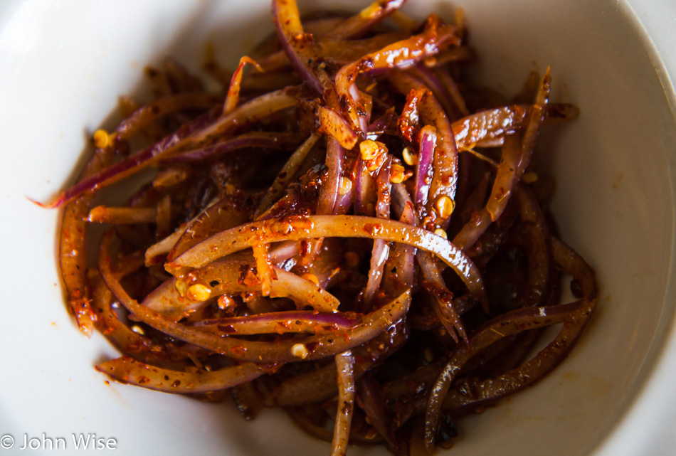 Onion Salad from Little Rangoon Restaurant in Scottsdale, Arizona