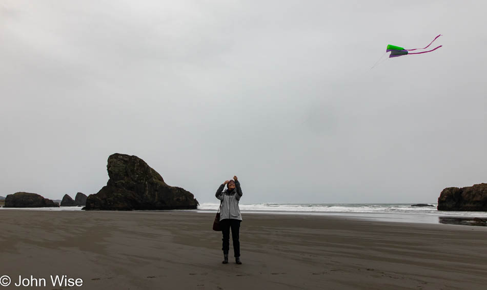 Caroline Wise at Myers Beach North on the South Oregon Coast