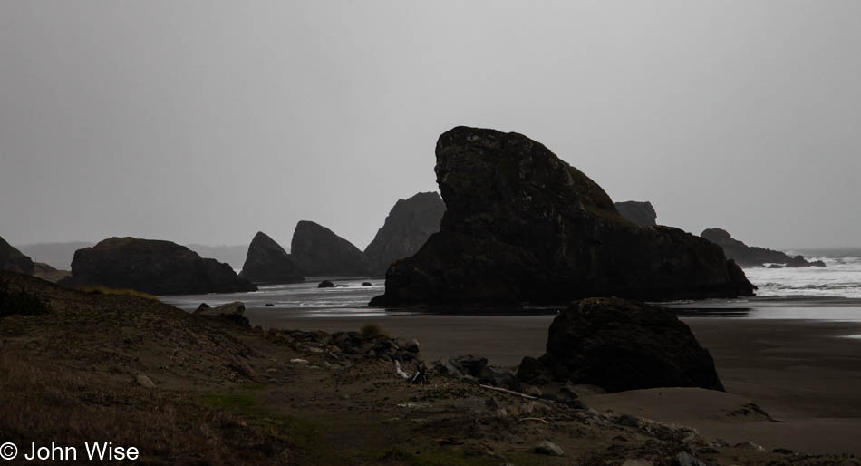 Myers Beach North on the South Oregon Coast