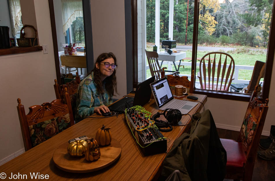 Caroline Wise at the Fish Inn in Gold Beach, Oregon