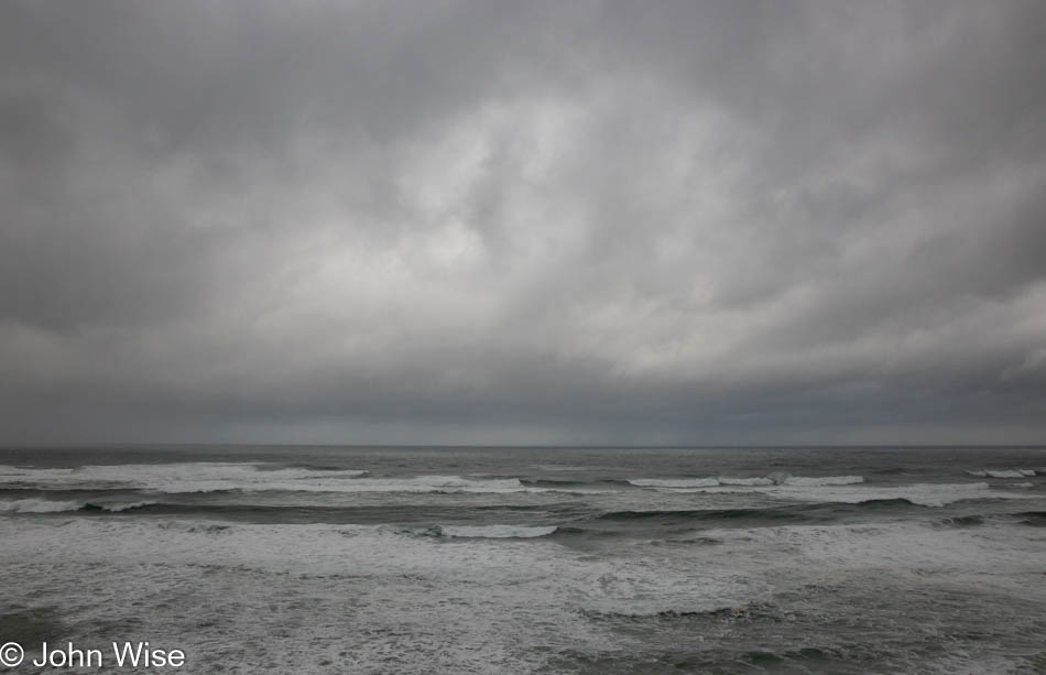 The view from Ocean Haven south of Yachats, Oregon