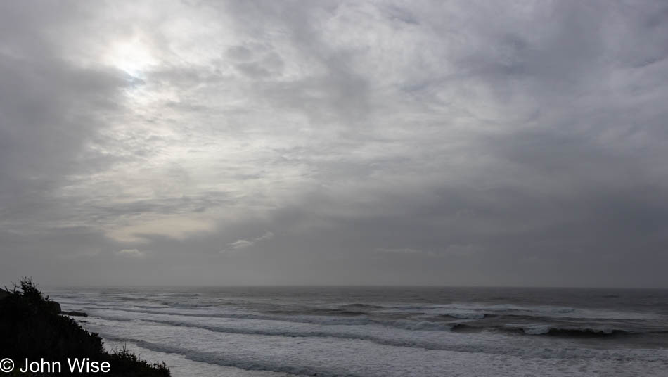 The view from Ocean Haven south of Yachats, Oregon